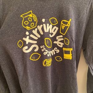 Long sleeve Raising Cane’s lemonade T-shirt